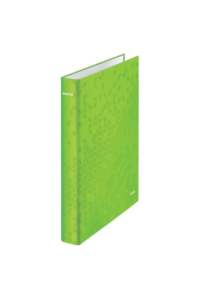 Leitz Mechanical Notebook A4 4 Rings 25mm/40mm Metallic Green WOW