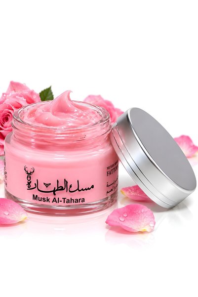 MUSK AL TAHARA Rose Mi̇sk 6 ml + Rose Mi̇sk Muhmariya Moisturizing and Perfumed Cream 50ml