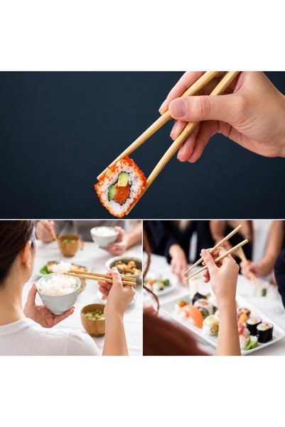 jetfast 10 Pairs Bamboo Chopstick Patterned Washable Chinese Chopsticks Sushi Ramen Noodle Chopsticks