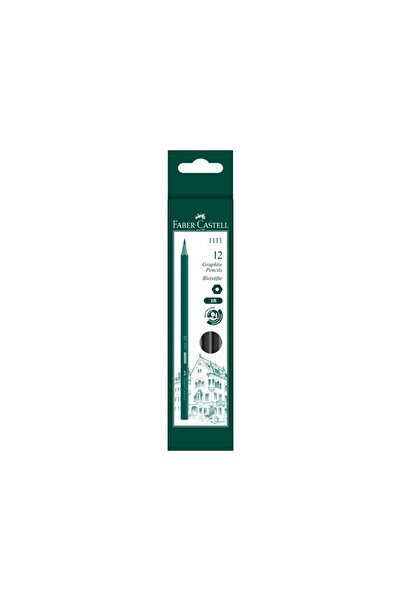 Faber Castell Graphite pencil 2B without eraser 1111, Faber-Castell