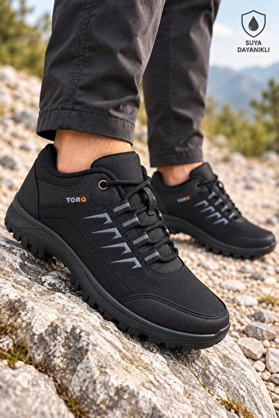 Vojo Ανδρικά παπούτσια Torq Waterproof Winter Trekking Outdoor Μαύρα