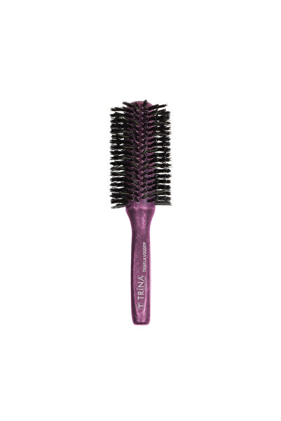 Trina Lavender 09 Model Wooden Handle Blow Dry Brush