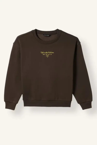 DeFacto Hanorac imprimat cu gâtul tip crewneck pentru fete (26 AU)