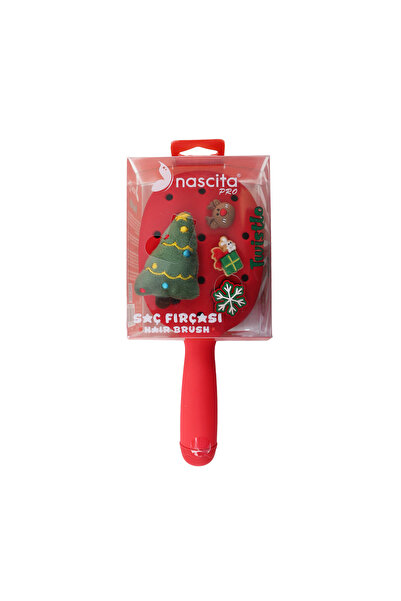 nascita Twistlo Christmas Saç Fırçası Kırmızı - 76