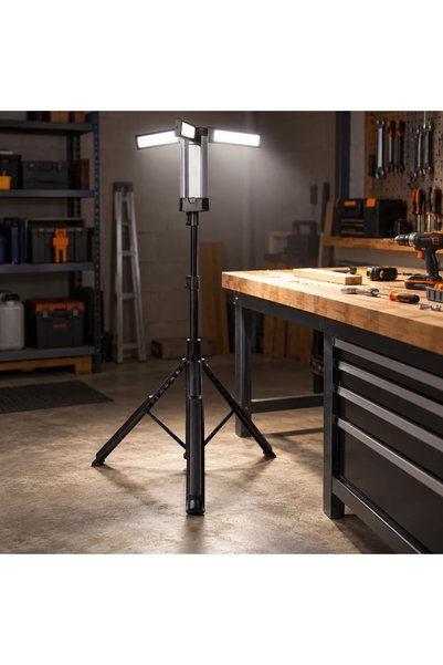 WERCKMANN Lampa de Lucru LED 1000lm Trepied 77-121cm
