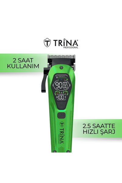 Trina Profesyonel Saç Kesme Makinesi Yeşil TRNSACKS0079GR