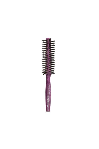 Trina Lavender Wooden Blow Dry Brush - Handle Model 01