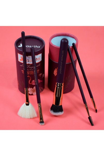 nascita La Tropicale Serisi Bordo Makyaj Fırça Seti 5'li Kavanoz NASBRUSHSET95