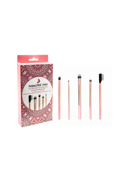 nascita Pro Göz Makyaj Fırça Seti 5'li NASBRUSHSET71