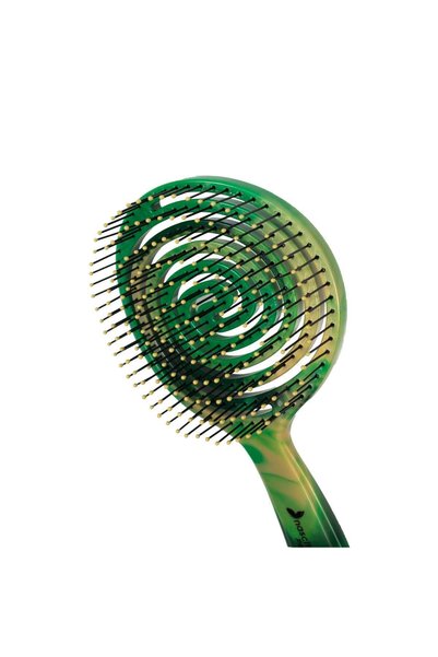 nascita Pro Marble Large Size 3d Opening Combing Brush Green -37