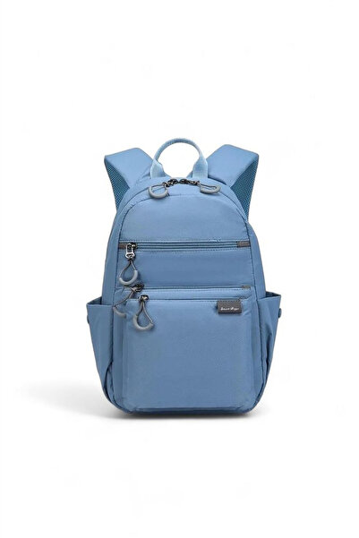 SMART BAGS Small Size Extra Light Unisex Backpack Bc 3137 - Jeans Blue