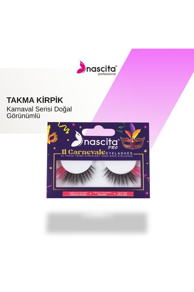 nascita Karnaval Serisi Renkli Takma Kirpik - 128