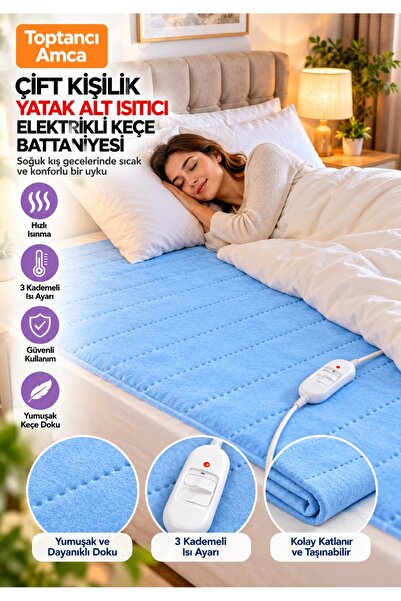Victoria&Co Double Blankets - Blue - Plain