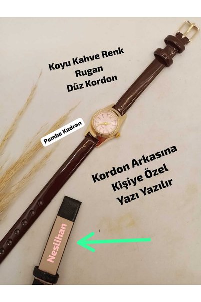 Brality KORDONUN ARKASINA KİŞİYE ÖZEL YAZI YAZILIR, Modern Tasarım Vintage Go...