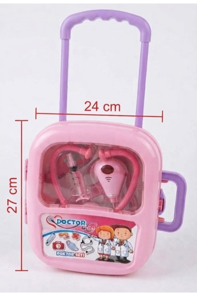 feys shop Çantalı Oyuncak Doktor Seti - Oyuncak Doktor Seti Sesli Işıklı .