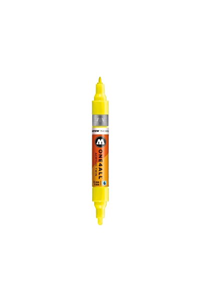 Molotow One4All ™   Acrilic Twin 1.5 – 4 mm galben neon fluorescent