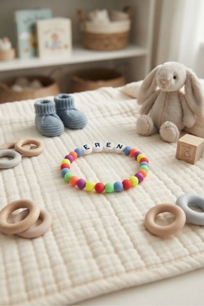Sahi Aksesuar Baby Boy Orange Beaded Bracelet - Tycbblk03