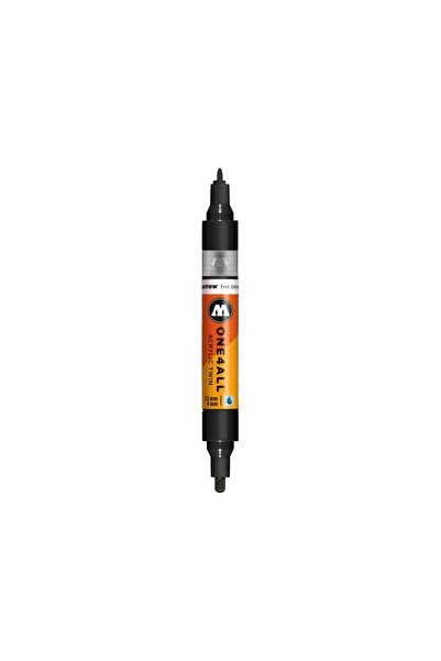 Molotow One4All ™   Acrilic Twin 1.5 – 4 mm negru semnalizare