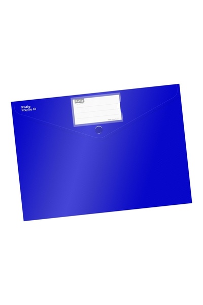 OEM Dosar din plastic cu capsă A4 albastru opac