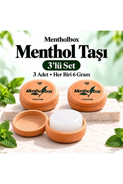 Mentholbox Migren Taşı 3adet