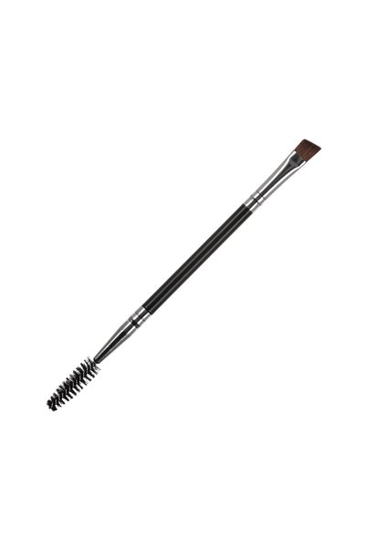 LA PERLA TECH Dual-Ended Eyebrow Spoolie Brushes, Black and Silver, Synthetic...