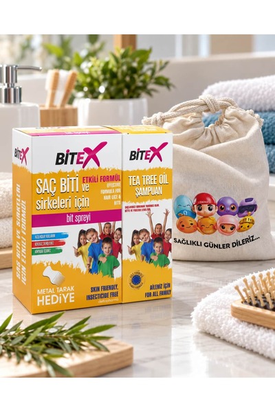 Bitex Set Şampuan 200Ml + Sprey 100Ml,Size Özel Hazırlanmış Sarmed Kesesiyle ...