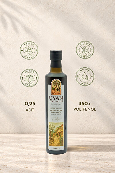 UYAN ZEYTİNCİLİK TRİLYE ERKEN HASAT SOĞUK SIKIM NATÜREL ZEYTİNYAĞI 500 ML.