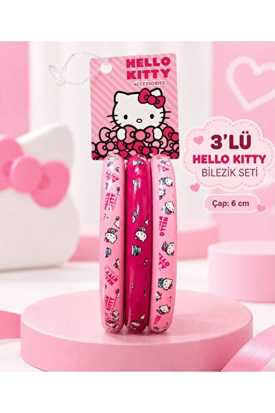 Elfida Shop Lisanslı Hello Kitty Kız Çocuk Bilezik Bileklik 0-7 Yaş Hediye