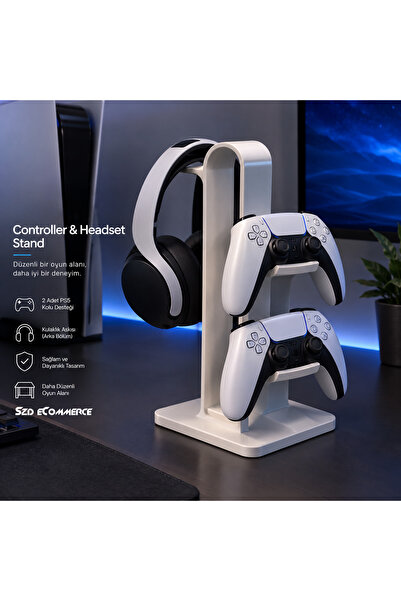 Szdesing Playstation Kulaklık ve Kol Standı