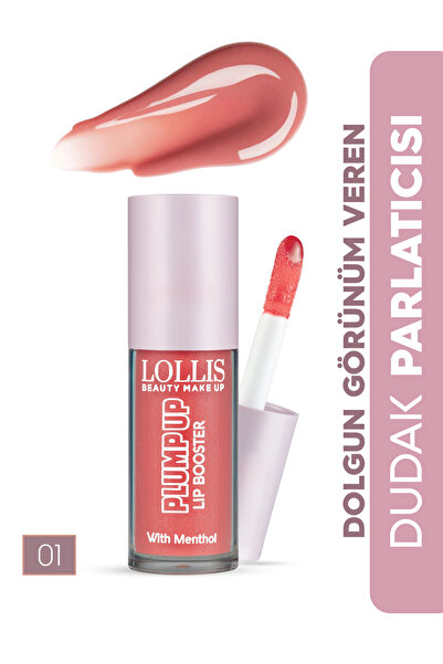 Lollis Plump Up Lip Booster 01 / Dolgun Görünüm Veren Dudak Parlatıcısı 01