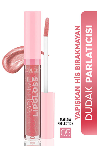 Lollis Volume Lipgloss 05 Mallow Reflection / Dudak Parlatıcı 05 Mallow Refle...