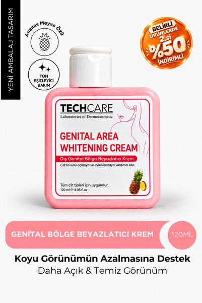Tech Care Dış Genital Bölge Beyazlatıcı Kararma Giderici Krem 120ML