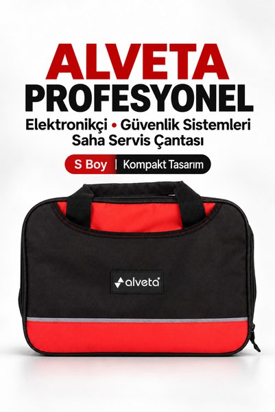 Alveta Profesyonel Elektronikçi Kamera Güvenlik Sistem Teknisyenleri Servis Saha Çantası S Boy 8684250507