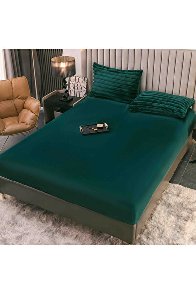 Lenjeria Pufoasa Set Lenjerie de Pat Cocolino cu Elastic 180x200 cm, 4 Piese