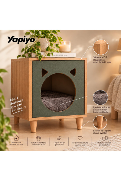 YAPIYO KEDİ EVO KOMİDİN