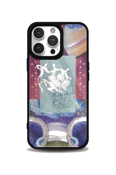 Modiwa Design iPhone 15 Uyumlu Desenli Parlak Tasarım Telefon Kılıfı