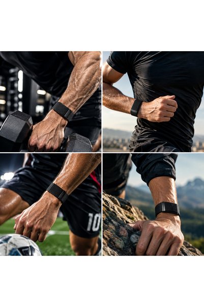 Generic Brand TREKO ONE Smart Fitness Band – Waterproof Activity Tracker with Heart Rate Monitor, Sleep Tracking & Interchangeable Black Sport Strap