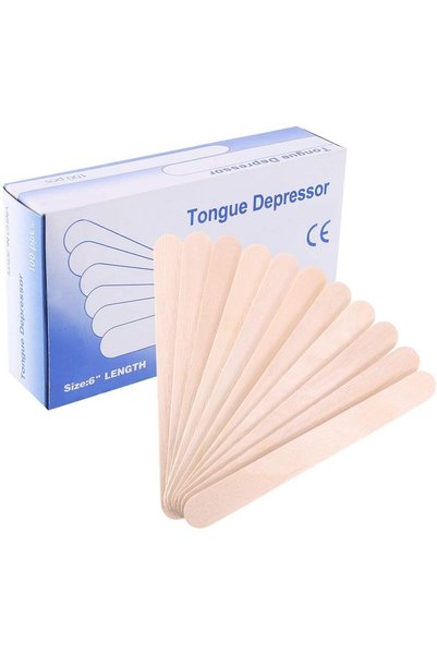 LA PERLA TECH 1000 PCS Large Wax Waxing Wood Body Hair Removal Sticks Applica...