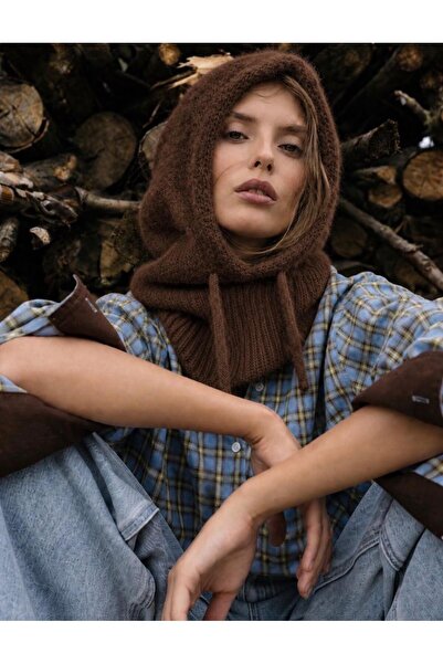 Wearflawless Balaclava maro Yumoş, Căciulă balaclava maro, Căciulă tip beanie...