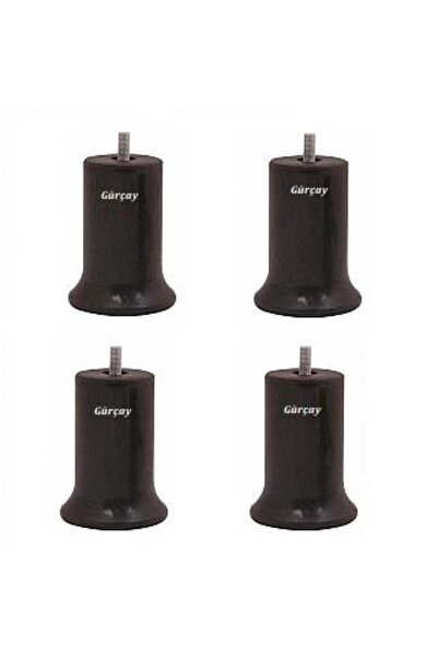 Generic Brand Picior de bază pentru pat din plastic 10cm filet M10 (4 bucăți)
