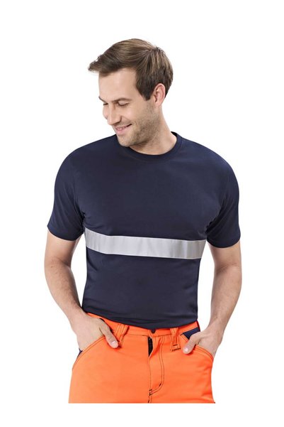 İŞMONT Reflective Combed Cotton T-Shirt Men