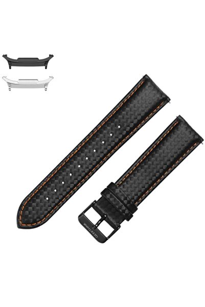 VD VERY DREAM Curea din piele compatibilă cu Samsung Galaxy Watch9 44mm, Negr...