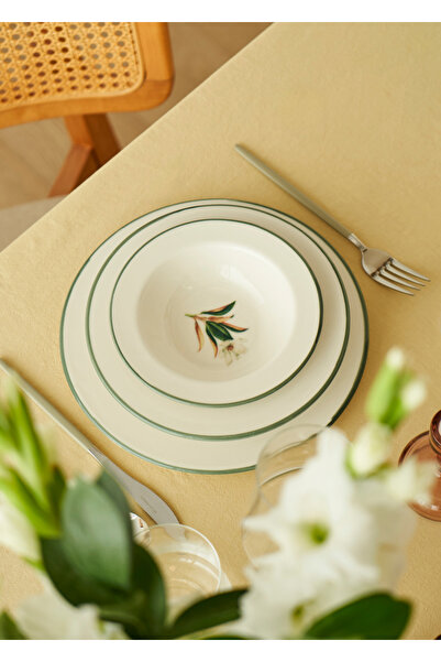 Bella Maison Garden Stoneware 12 Parça 4 Kişilik Yemek Takımı Mix