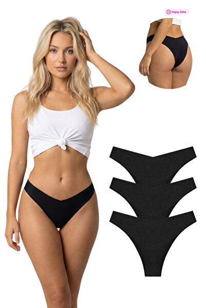 Newlilla 330 Kadın Dikişsiz Lazer Brazilian Külot Paketi V6-330