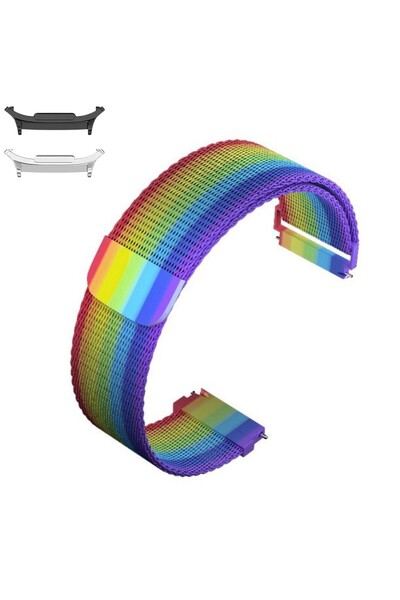 VD VERY DREAM Curea din oțel, Milanese Loop Slim, compatibilă cu Samsung Gala...