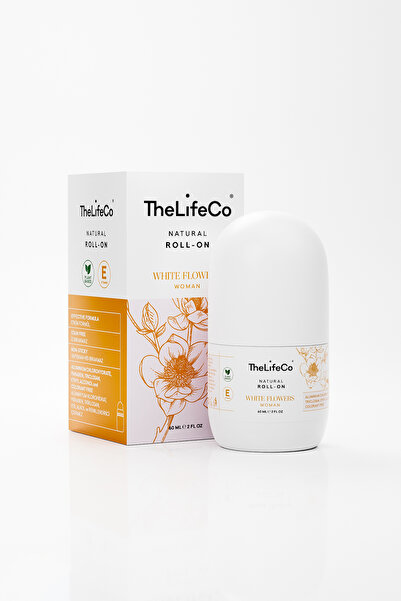 TheLifeCo %100 Doğal Roll-on Deodorant White Flowers 60 ml – Kadın