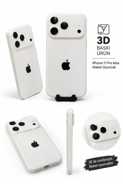 Genel Markalar iPhone 17 Pro Max Uyumlu Birebir Görünümlü Maket Telefon - Vit...