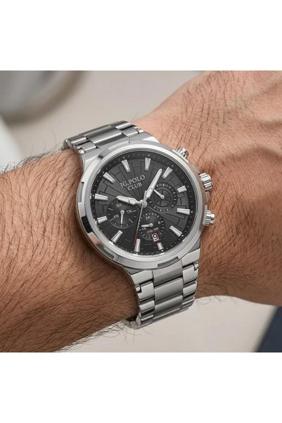 JG. Polo Club Functions Active Steel Case 2 Years Warranty Jpc.0525 S04502M.1...