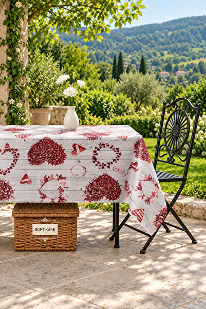 Soft Kare Pvc Fiber Tablecloth – Wipeable, Waterproof, Modern Pattern, for Ki...
