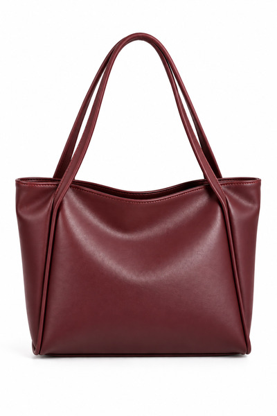 Mojeva Soft Burgundy Soft Leather Women's Shoulder Bag